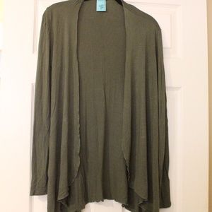 Nordstrom Green Cardigan Size Small